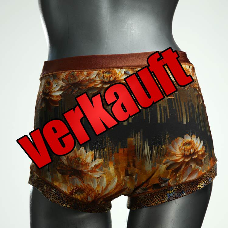 schöne süße handgemachte nachhaltige High waist Hotpant aus Baumwolle, Unterwäsche für Damen