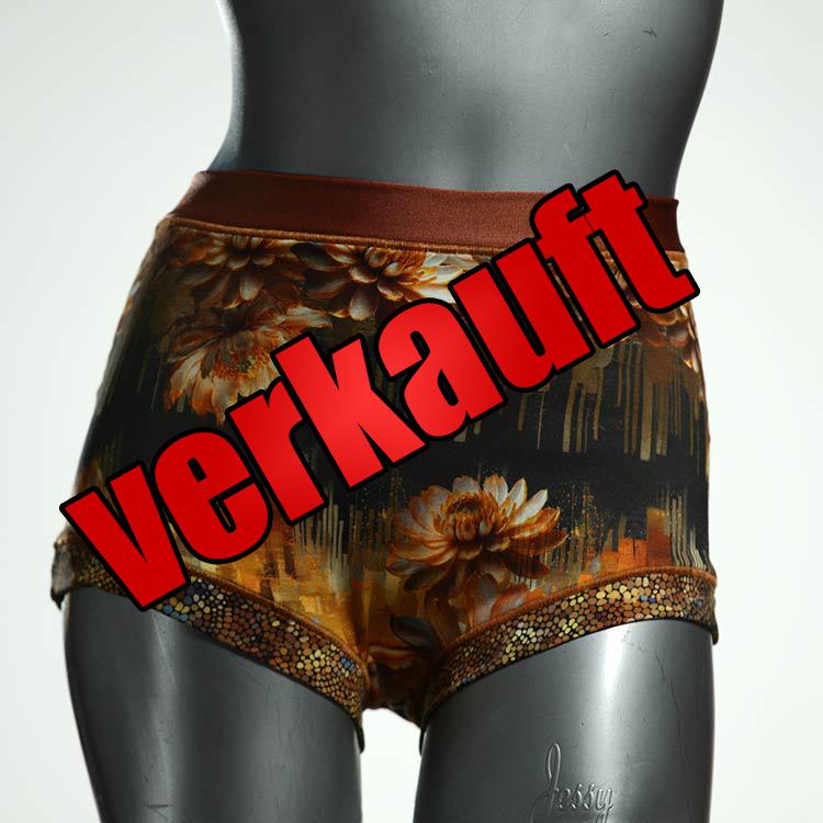 schöne süße handgemachte nachhaltige High waist Hotpant aus Baumwolle, Unterwäsche für Damen