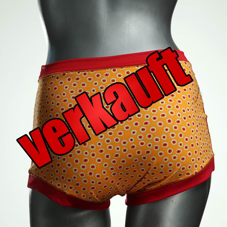 schöne nachhaltige bequeme handgemachte High waist Hotpant aus Baumwolle, Unterwäsche für Damen