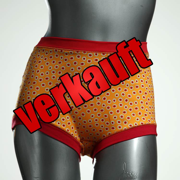 schöne nachhaltige bequeme handgemachte High waist Hotpant aus Baumwolle, Unterwäsche für Damen