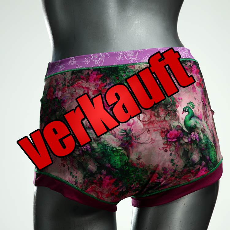 gemusterte bunte ökologische preiswerte High waist Hotpant aus Baumwolle, Unterwäsche für Damen