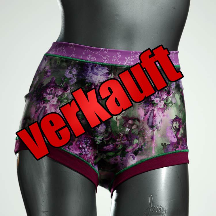 gemusterte bunte ökologische preiswerte High waist Hotpant aus Baumwolle, Unterwäsche für Damen