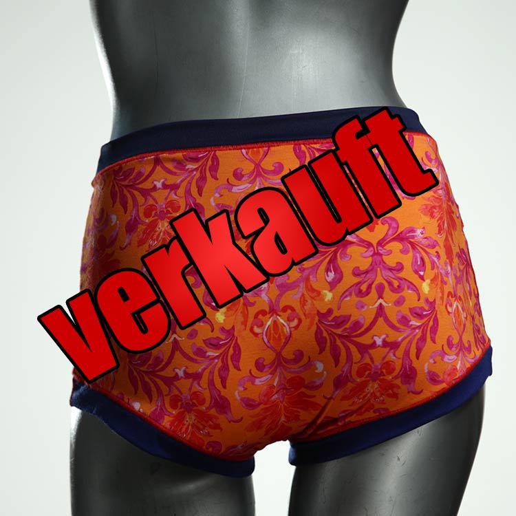 günstige ökologische farbige attraktive High waist Hotpant aus Baumwolle, Unterwäsche für Damen