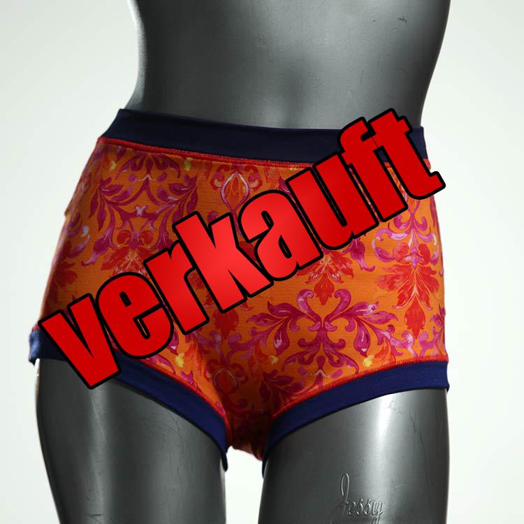 günstige ökologische farbige attraktive High waist Hotpant aus Baumwolle, Unterwäsche für Damen