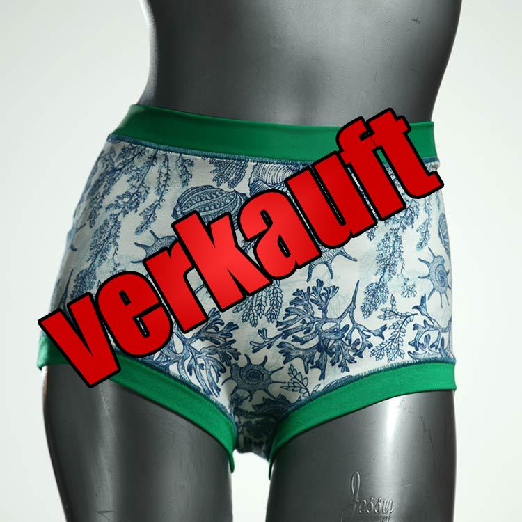 attraktive günstige nachhaltige handgemachte High waist Hotpant aus Baumwolle, Unterwäsche für Damen