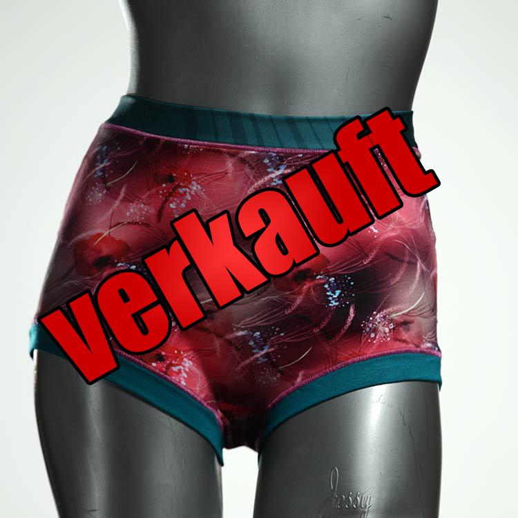 ökologische sexy bunte attraktive High waist Hotpant aus Baumwolle, Unterwäsche für Damen