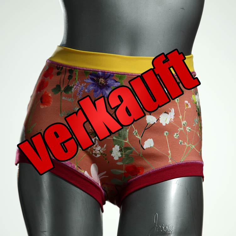 attraktive farbige sexy nachhaltige High waist Hotpant aus Baumwolle, Unterwäsche für Damen