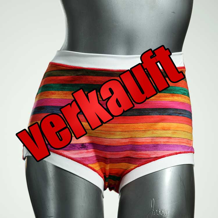 bequeme handgemachte farbige günstige Highwaist aus Biobaumwolle, Unterwäsche für Damen