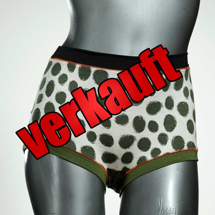 farbige günstige schöne nachhaltige High waist Hotpant aus Baumwolle, Unterwäsche für Damen