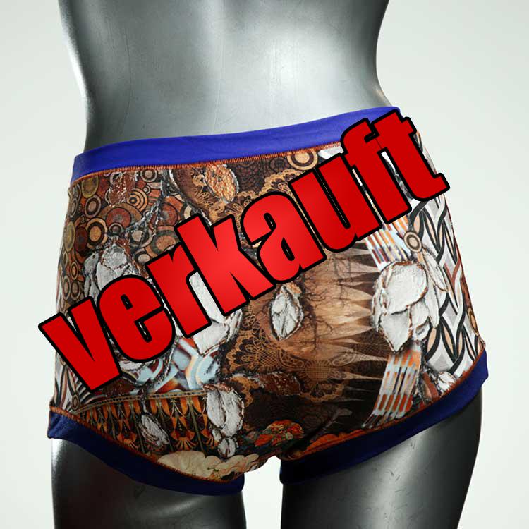 bunte handgemachte schöne süße High waist Hotpant aus Baumwolle, Unterwäsche für Damen