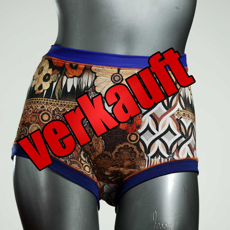 bunte handgemachte schöne süße High waist Hotpant aus Baumwolle, Unterwäsche für Damen