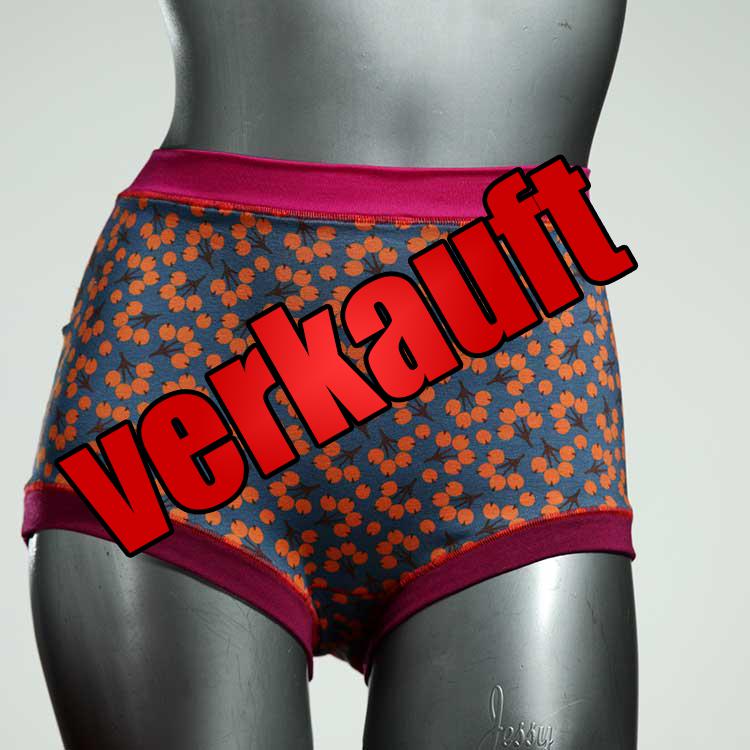 günstige bunte gemusterte süße High waist Hotpant aus Baumwolle, Unterwäsche für Damen