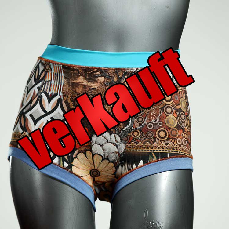 attraktive sexy gemusterte nachhaltige High waist Hotpant aus Baumwolle, Unterwäsche für Damen