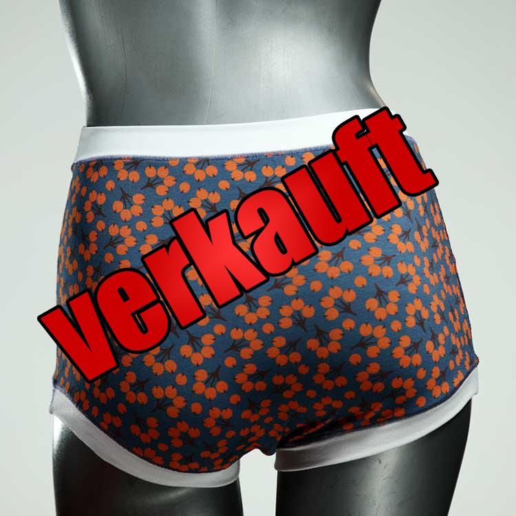 sexy farbige gemusterte handgemachte High waist Hotpant aus Baumwolle, Unterwäsche für Damen