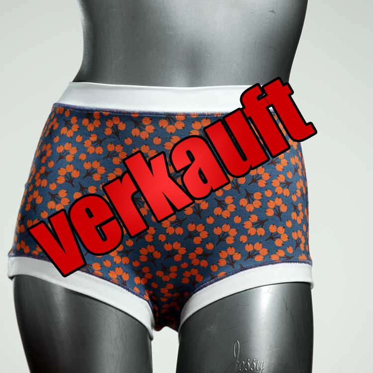sexy farbige gemusterte handgemachte High waist Hotpant aus Baumwolle, Unterwäsche für Damen