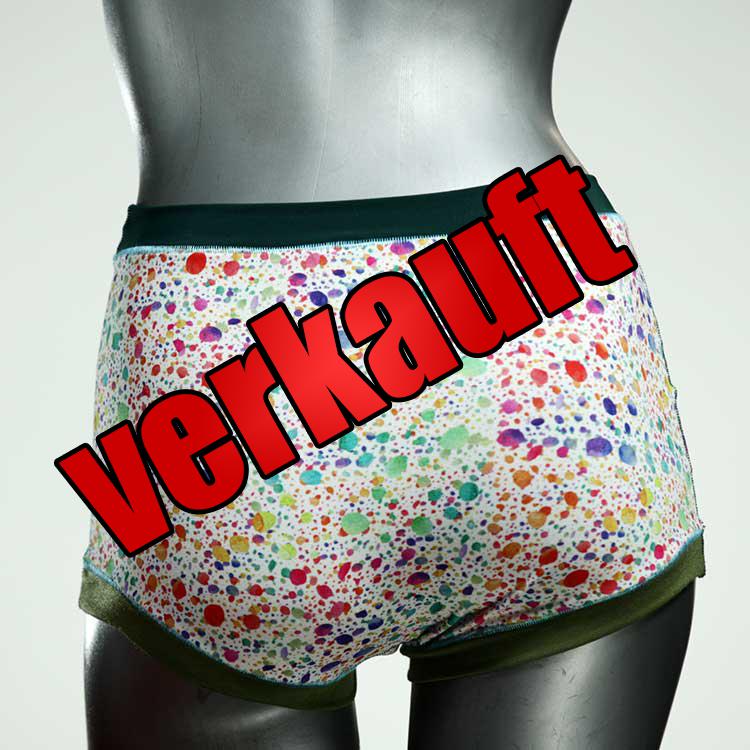 preiswerte attraktive bunte handgemachte High waist Hotpant aus Baumwolle, Unterwäsche für Damen