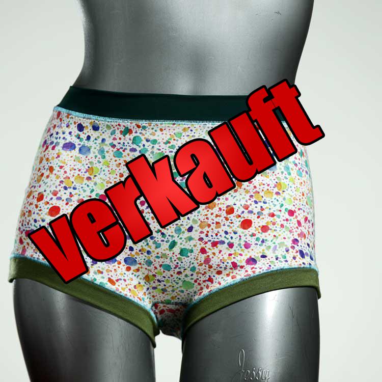 preiswerte attraktive bunte handgemachte High waist Hotpant aus Baumwolle, Unterwäsche für Damen