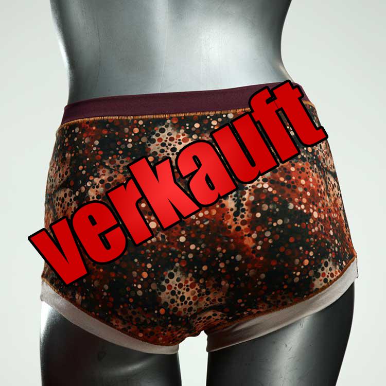 bunte günstige preiswerte ökologische High waist Hotpant aus Baumwolle, Unterwäsche für Damen