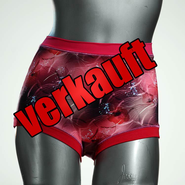 ökologische preiswerte farbige handgemachte High waist Hotpant aus Baumwolle, Unterwäsche für Damen