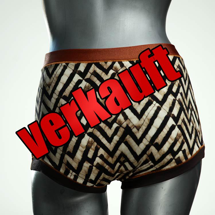 handgemachte ökologische nachhaltige bequeme High waist Hotpant aus Baumwolle, Unterwäsche für Damen