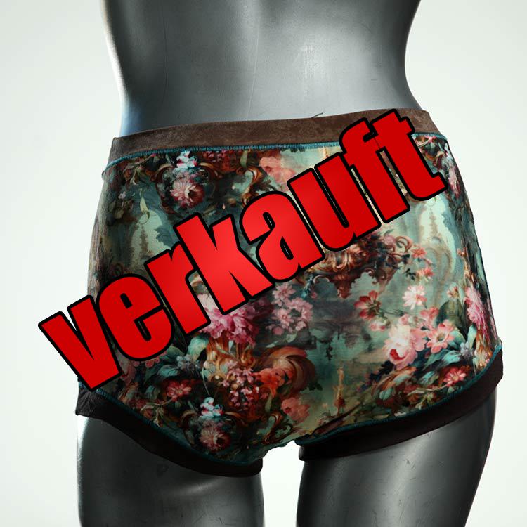 bequeme farbige gemusterte schöne High waist Hotpant aus Baumwolle, Unterwäsche für Damen