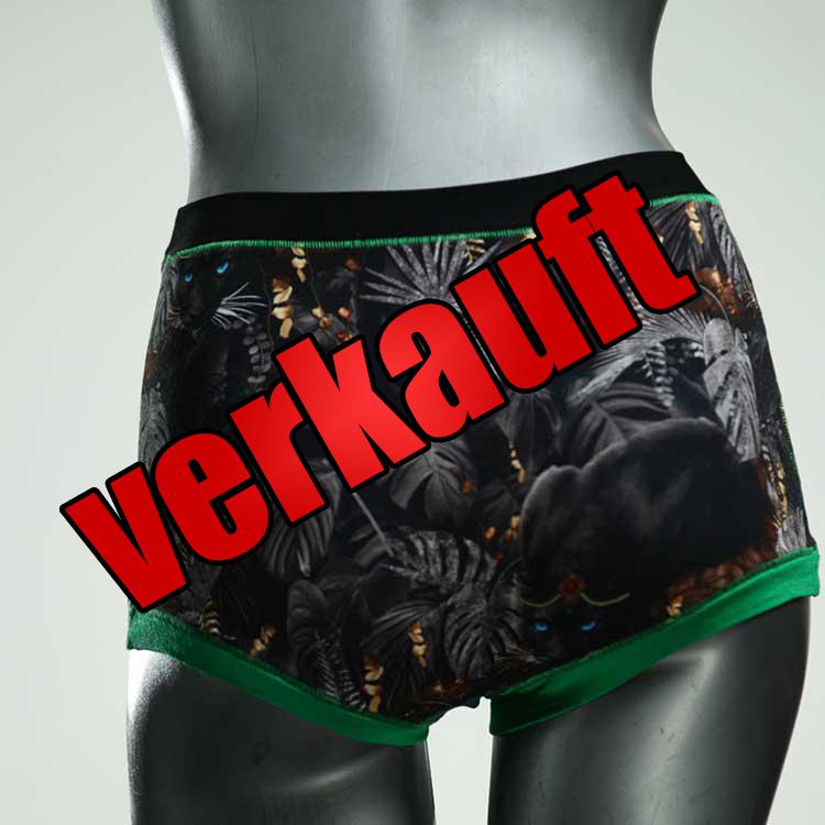 süße ökologische bequeme bunte High waist Hotpant aus Baumwolle, Unterwäsche für Damen