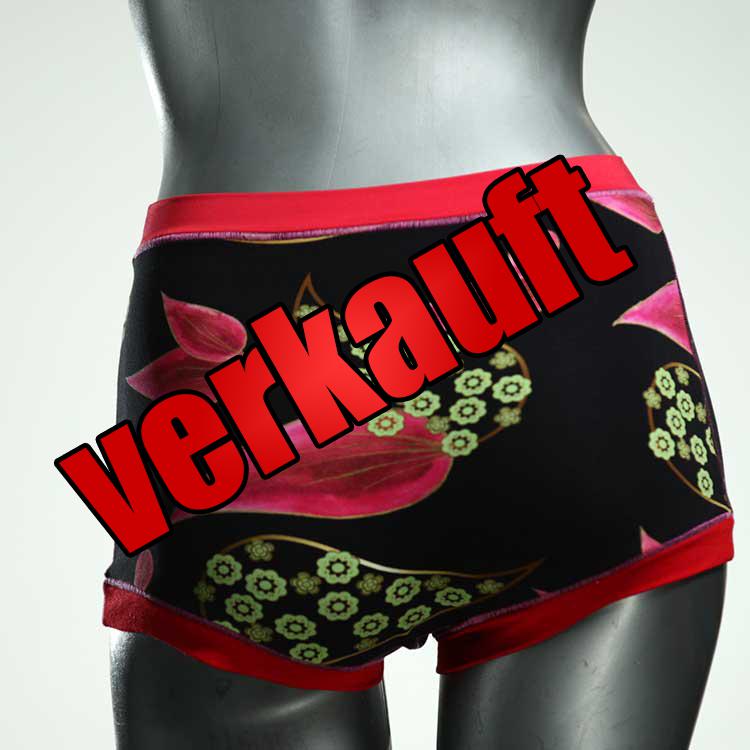 bunte ökologische sexy süße High waist Hotpant aus Baumwolle, Unterwäsche für Damen