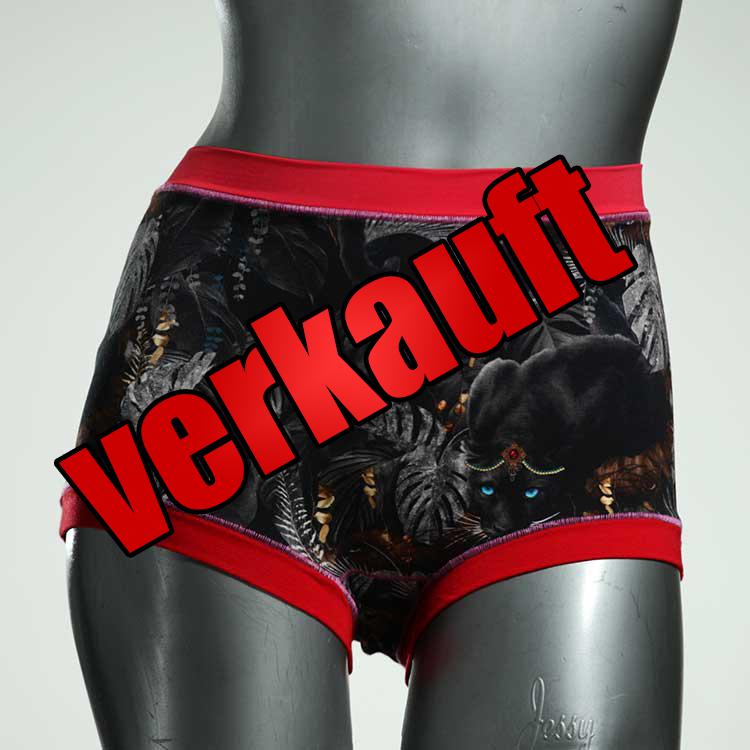 bunte ökologische sexy süße High waist Hotpant aus Baumwolle, Unterwäsche für Damen