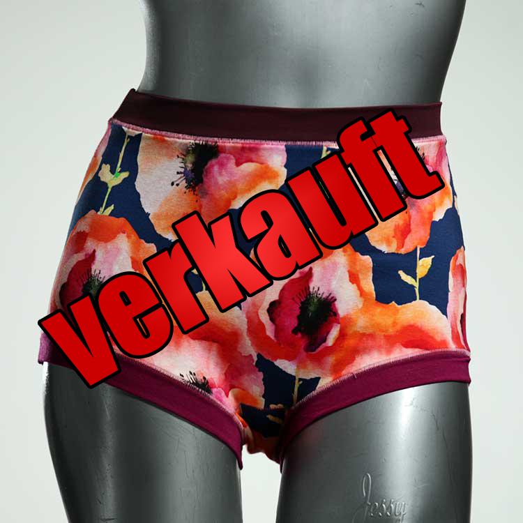 handgemachte bequeme attraktive schöne High waist Hotpant aus Baumwolle, Unterwäsche für Damen