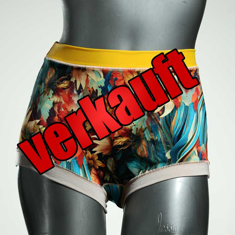 sexy preiswerte schöne farbige High waist Hotpant aus Baumwolle, Unterwäsche für Damen