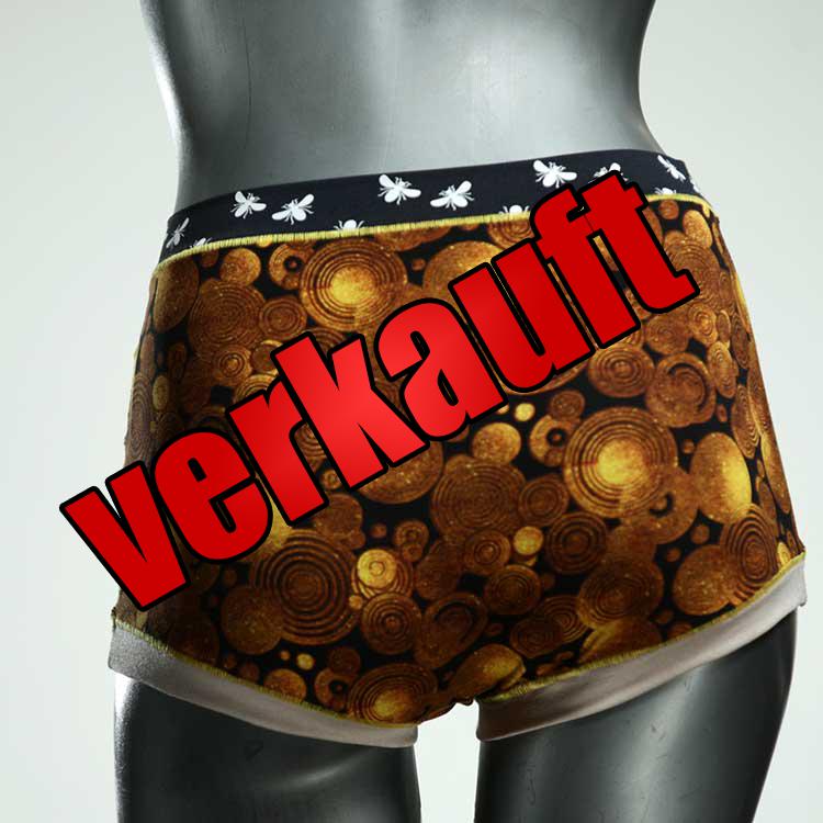 günstige gemusterte preiswerte bequeme High waist Hotpant aus Baumwolle, Unterwäsche für Damen