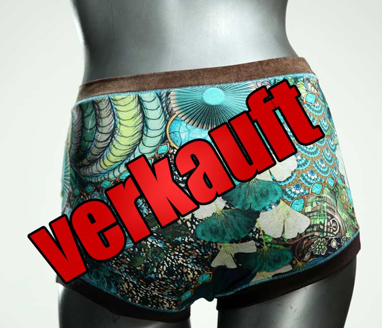 nachhaltige gemusterte schöne sexy High waist Hotpant aus Baumwolle, Unterwäsche für Damen