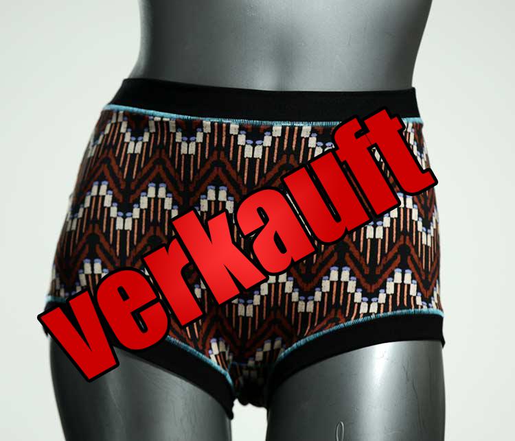 gemusterte schöne ökologische attraktive High waist Hotpant aus Baumwolle, Unterwäsche für Damen