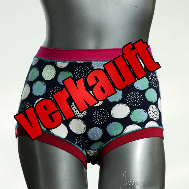 farbige ökologische nachhaltige attraktive High waist Hotpant aus Baumwolle, Unterwäsche für Damen