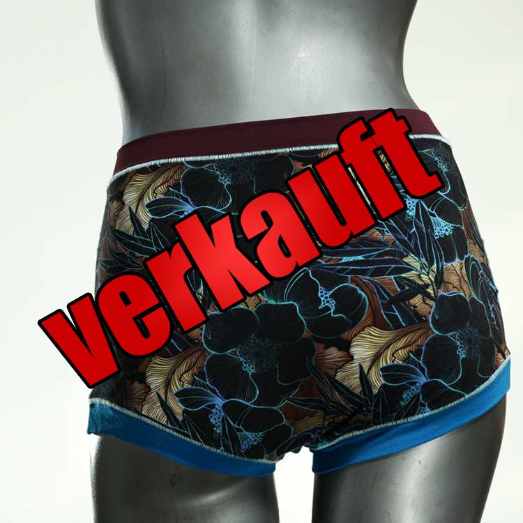 süße gemusterte schöne farbige High waist Hotpant aus Baumwolle, Unterwäsche für Damen