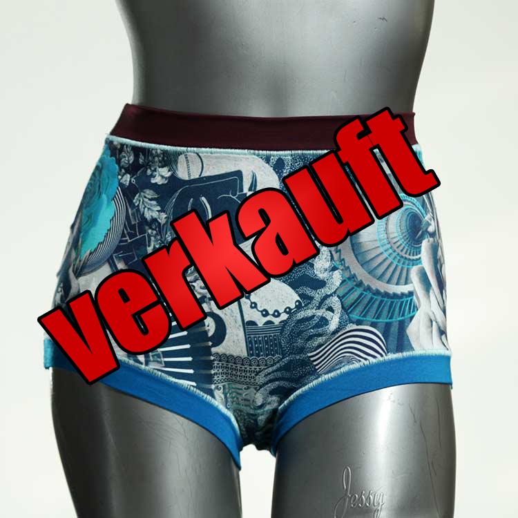 süße gemusterte schöne farbige High waist Hotpant aus Baumwolle, Unterwäsche für Damen