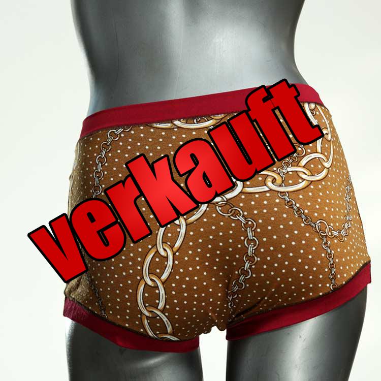 gemusterte sexy handgemachte attraktive High waist Hotpant aus Baumwolle, Unterwäsche für Damen