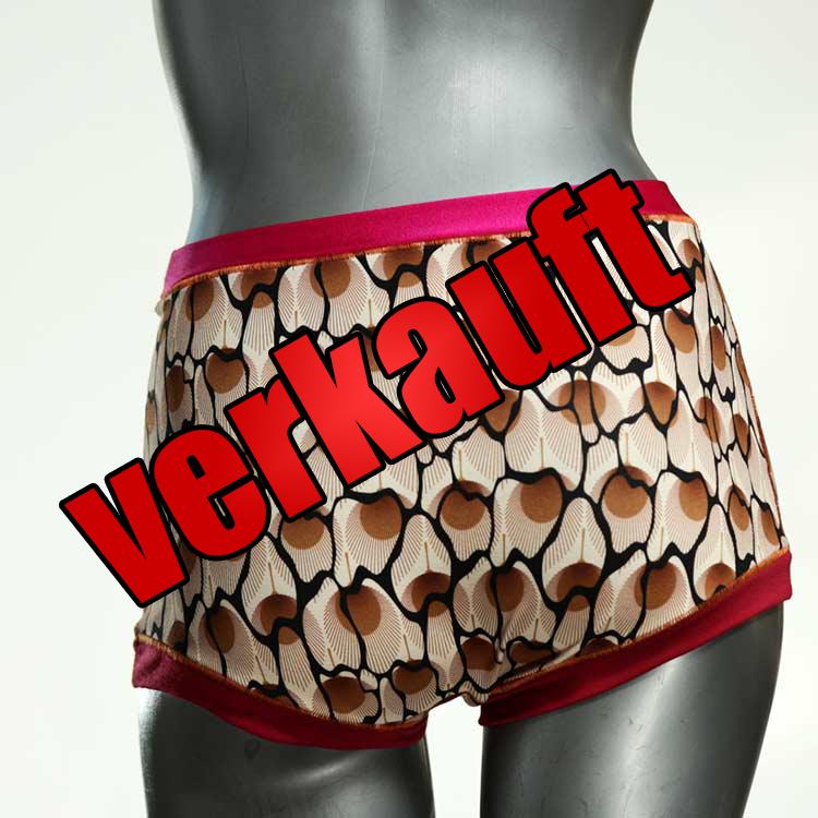 sexy bunte bequeme ökologische High waist Hotpant aus Baumwolle, Unterwäsche für Damen