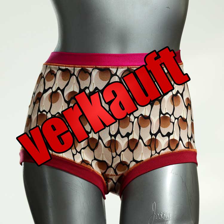 sexy bunte bequeme ökologische High waist Hotpant aus Baumwolle, Unterwäsche für Damen