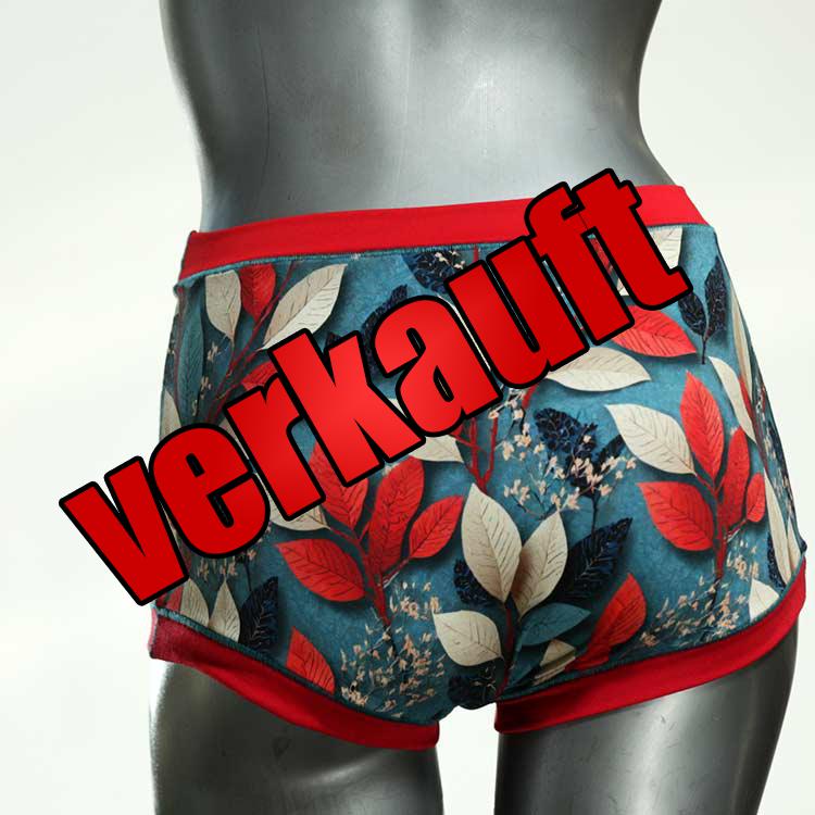 attraktive farbige handgemachte preiswerte High waist Hotpant aus Baumwolle, Unterwäsche für Damen