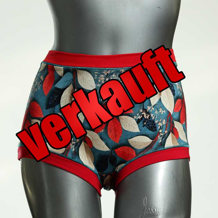 attraktive farbige handgemachte preiswerte High waist Hotpant aus Baumwolle, Unterwäsche für Damen