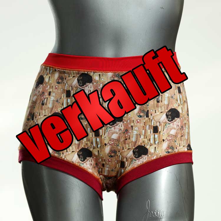 gemusterte bunte sexy preiswerte High waist Hotpant aus Baumwolle, Unterwäsche für Damen