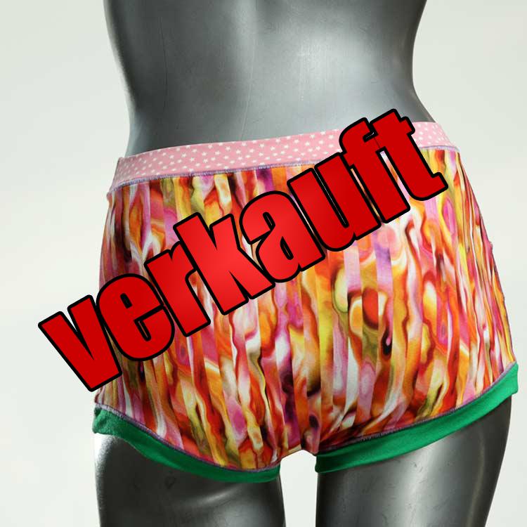 attraktive sexy gemusterte farbige High waist Hotpant aus Baumwolle, Unterwäsche für Damen