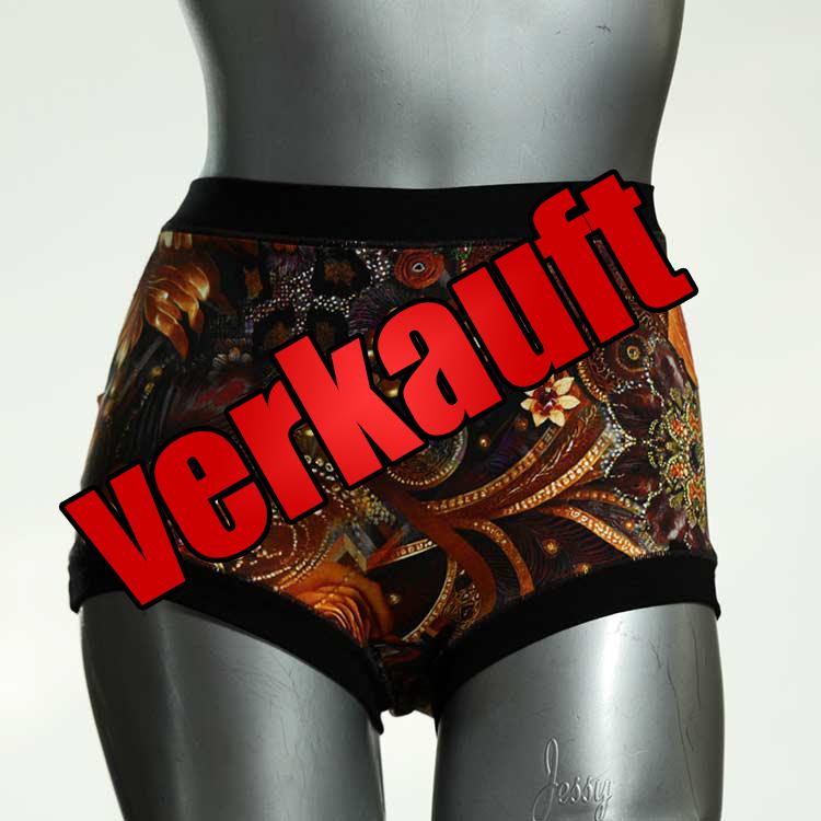 attraktive bunte günstige handgemachte High waist Hotpant aus Baumwolle, Unterwäsche für Damen