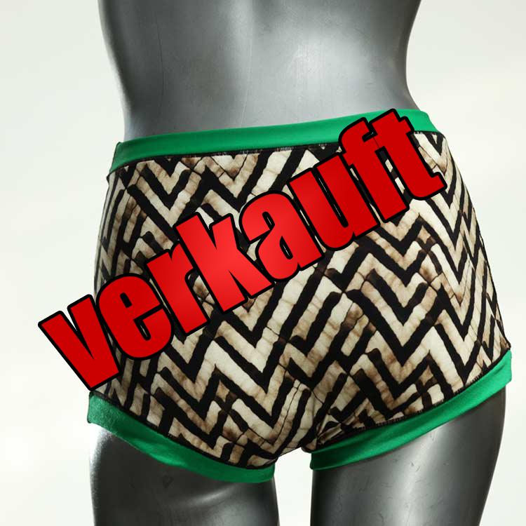 süße handgemachte schöne farbige High waist Hotpant aus Baumwolle, Unterwäsche für Damen