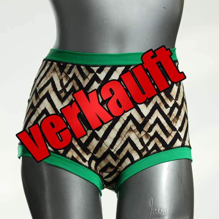 süße handgemachte schöne farbige High waist Hotpant aus Baumwolle, Unterwäsche für Damen