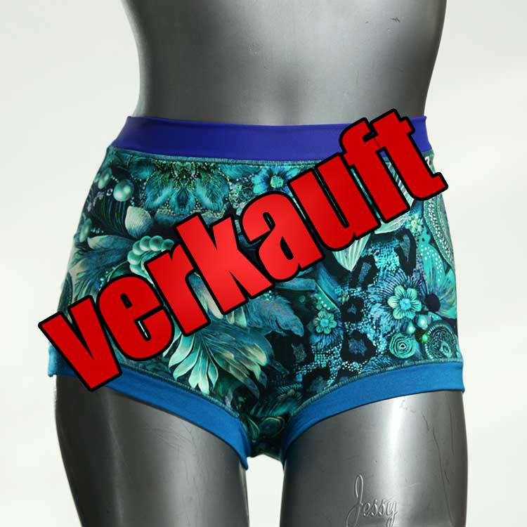 bequeme gemusterte ökologische süße High waist Hotpant aus Baumwolle, Unterwäsche für Damen