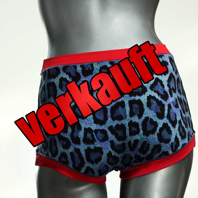 attraktive nachhaltige gemusterte günstige High waist Hotpant aus Baumwolle, Unterwäsche für Damen