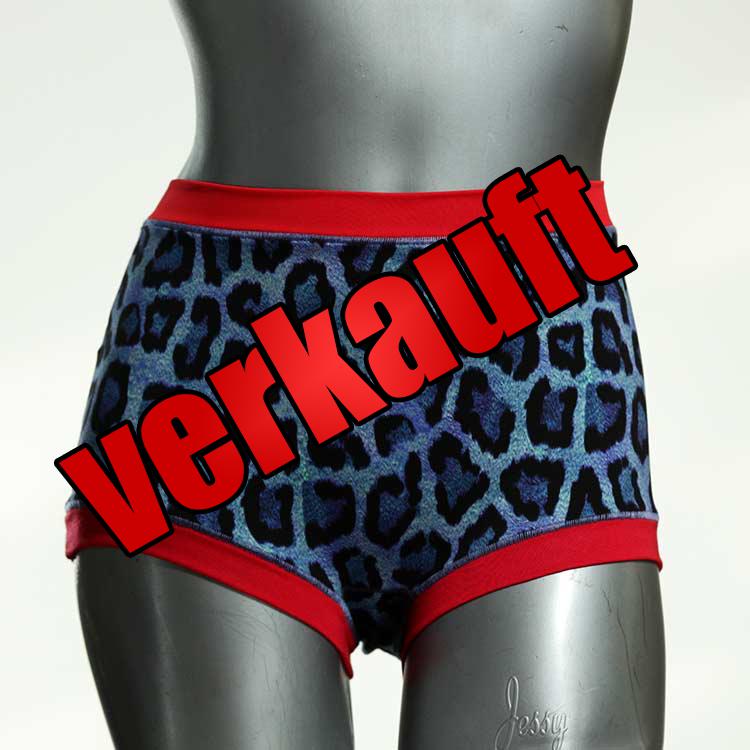 attraktive nachhaltige gemusterte günstige High waist Hotpant aus Baumwolle, Unterwäsche für Damen