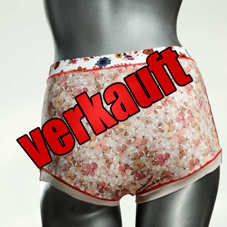 attraktive bunte schöne ökologische High waist Hotpant aus Baumwolle, Unterwäsche für Damen